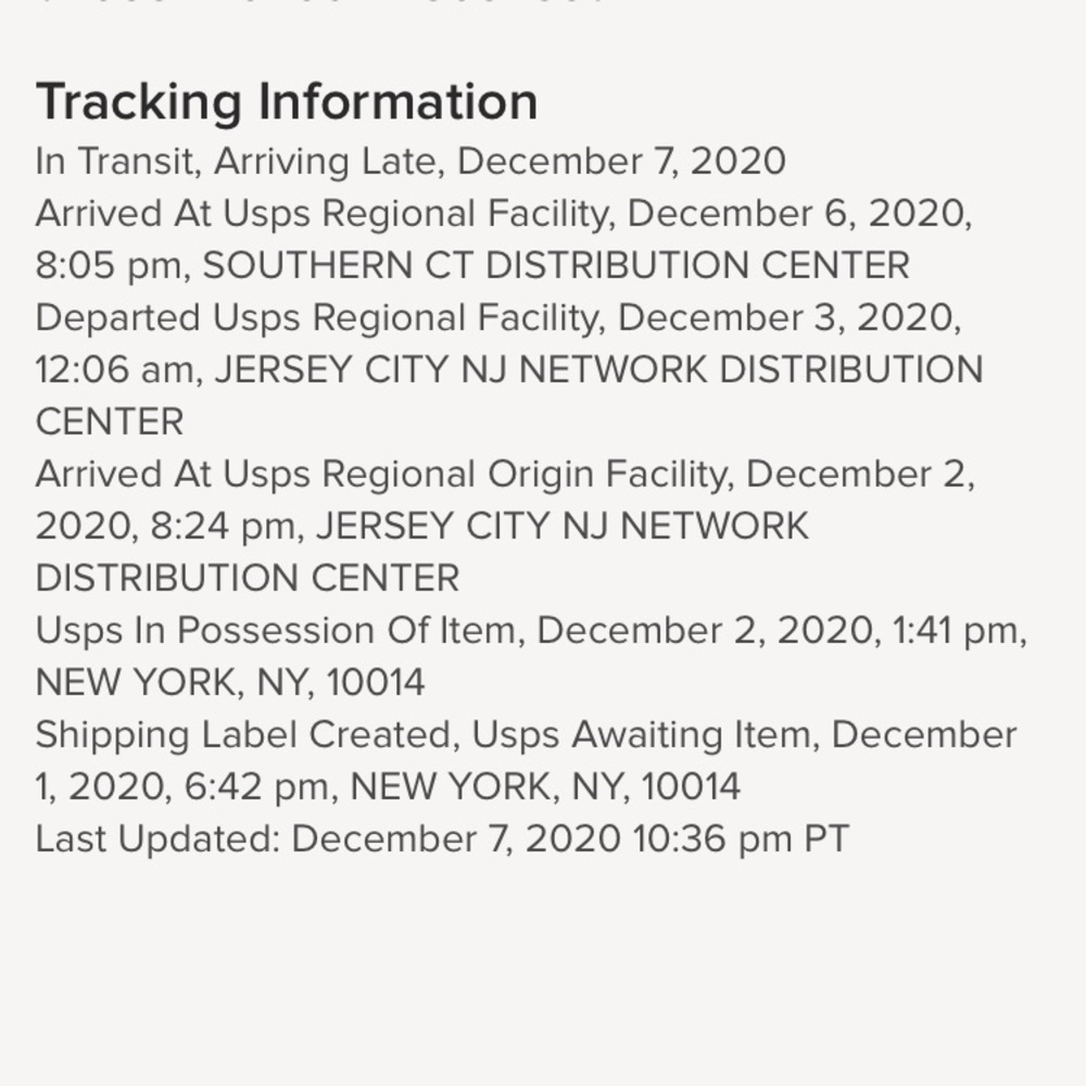 ❌USPS Delay Notice❌